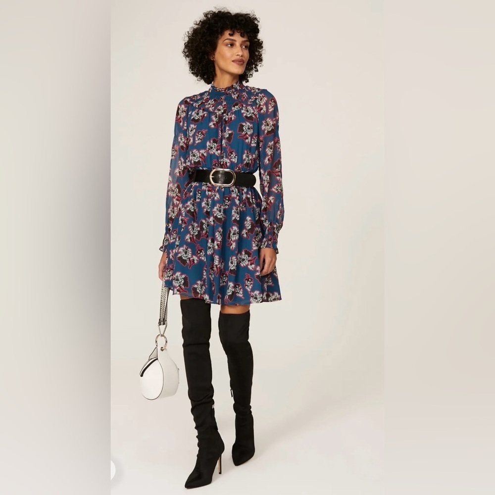 Peter Som x RTR Floral Pop Art Smocked Dress